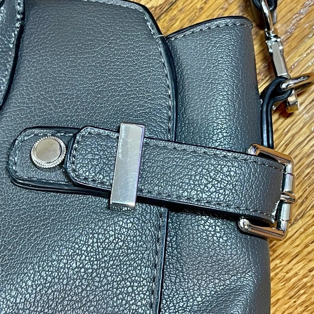 Charming Charlie | Gray Vegan Leather Tote